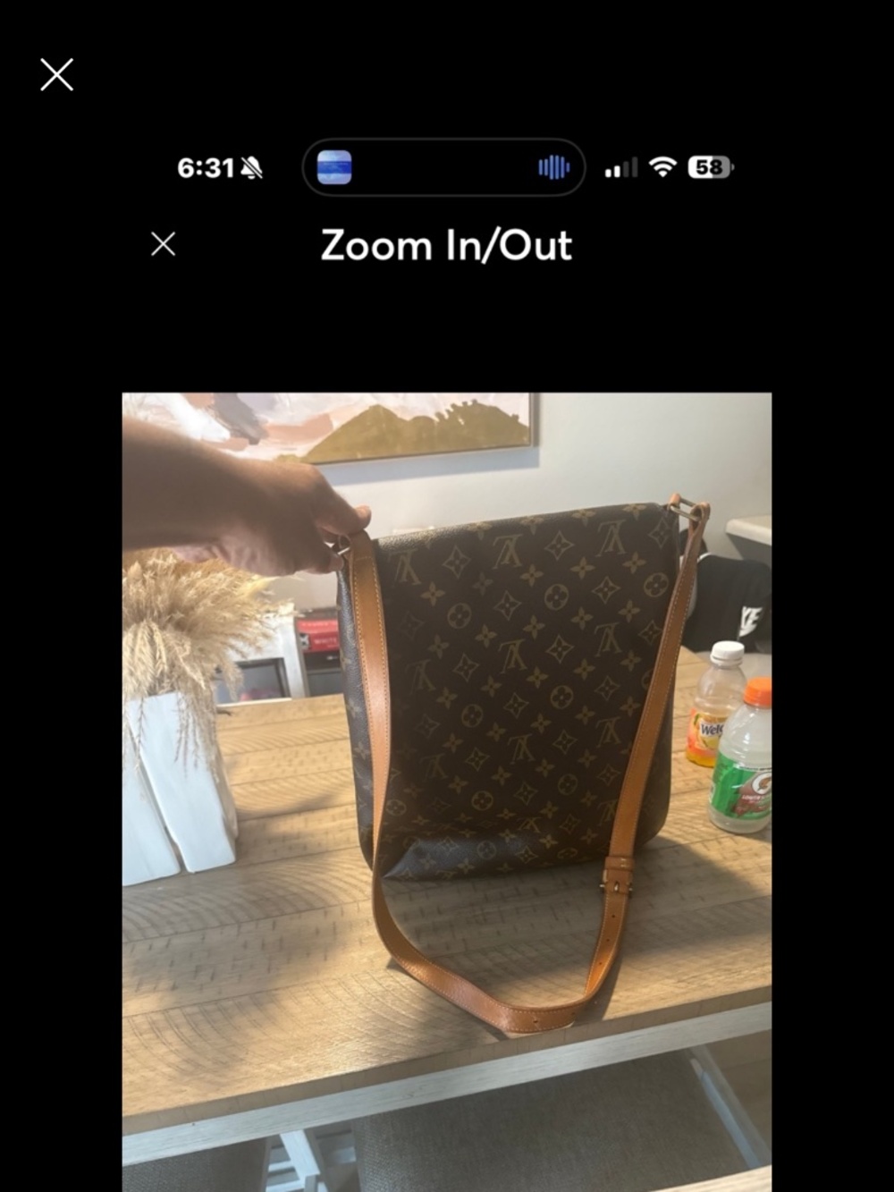 Authentic Louis Vuitton Monogram Shoulder Bag